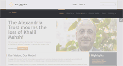 Desktop Screenshot of alexandriatrust.org